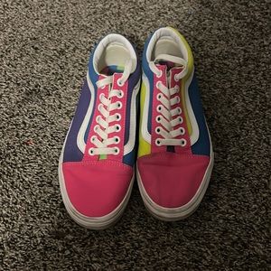colorful neon vans